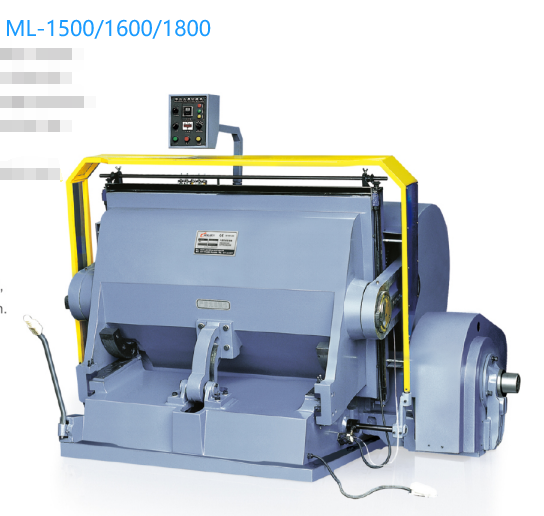 ML-1500/1600/1800 Die cutting and creasing machine
